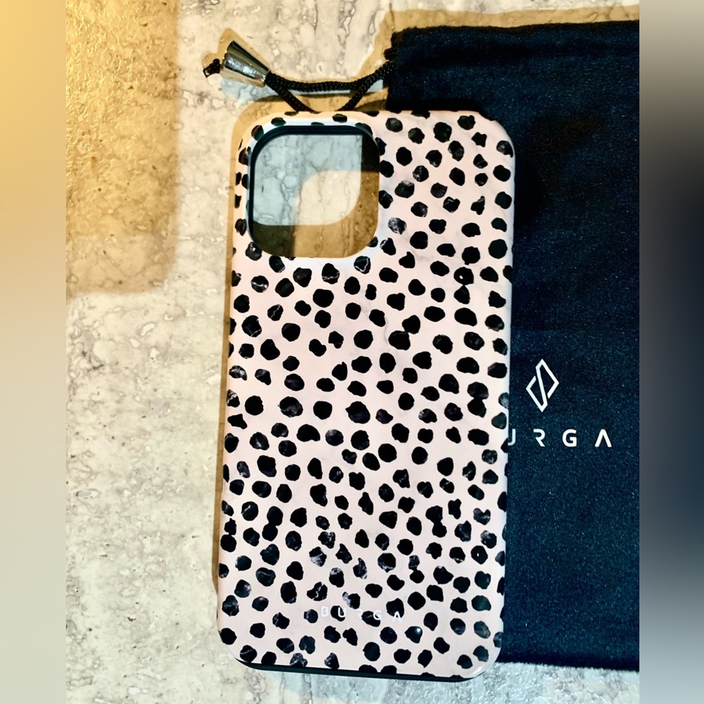 BURGA iPhone Case - Almond Latte Leopard Print
